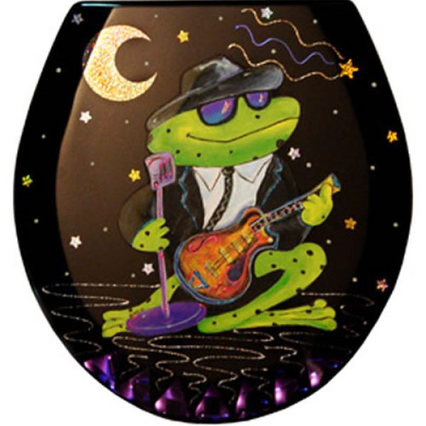 Blues Bullfrog Toilet Seat - Elongated (Free Shipping Today!)