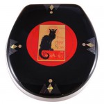 Chat Noir Toilet Seat - Elongated (Free Shipping Today!)