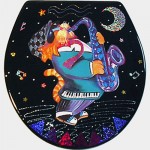 Jazz Cat Toilet Seat - Elongated (Free Shipping Today!)