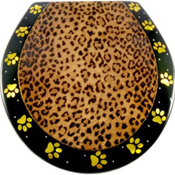 Leopard Print Toilet Seat - Elongated (Free Shipping Today!)