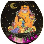 Wine cat-o-suer Toilet Seat - Elongated (Free Shipping Today!)